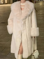 Winter Coat For Women, Fur Coat Women, Elegant Long Length Faux Fur Jacket For Mature Ladies