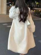 Winter Coat For Women, Fur Coat Women, Elegant Long Length Faux Fur Jacket For Mature Ladies