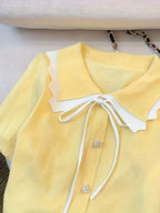 Women's Casual Top - Ice Sliky Fiber Fabric Blouse, Machine Washable Everyday Shirt for Women, Chic Office & Party Outfits, Summer Fashion, Ruffled Collar, Smooth Texture, Stylish Blouse