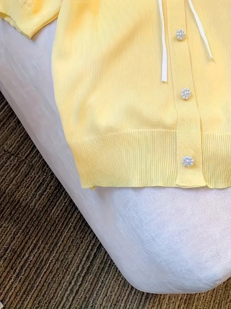 Women's Casual Top - Ice Sliky Fiber Fabric Blouse, Machine Washable Everyday Shirt for Women, Chic Office & Party Outfits, Summer Fashion, Ruffled Collar, Smooth Texture, Stylish Blouse