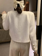 A New Women'S Autumn Jacket with a Loose, Short Style That Is Versatile And Has a Trendy French Vibe.