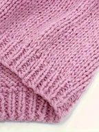 Women's Embroidered Floral Acrylic Cardigan - Cute Crew Neck Knit Sweater with 3D Flower Details for Fall/Winter