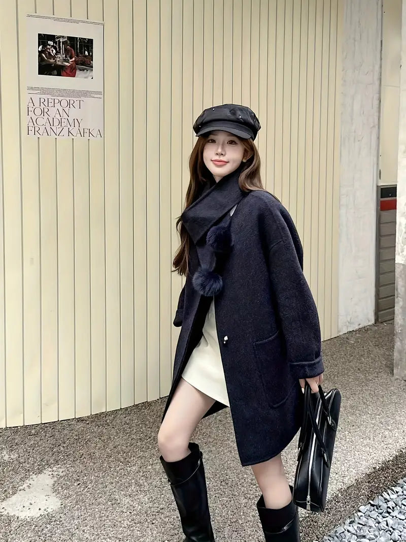 New Stylish High-End Long Coats for Women, Perfect for Autumn And Winter Outfits.